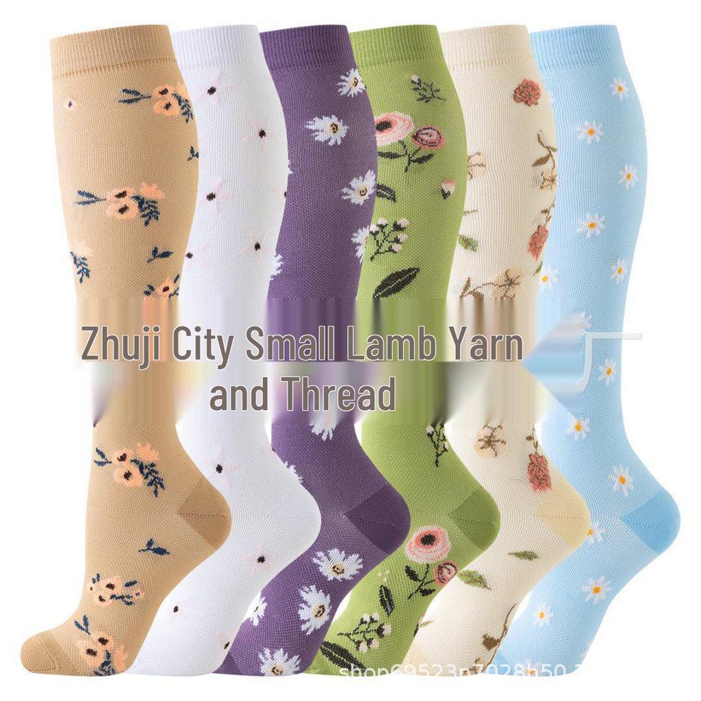 Unisex Long Compression Socks for Cycling, Running, and Marathon