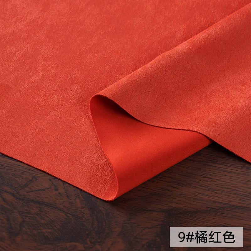 Suede Knitted Air Layer Fabric Brushed Elasticity High Quality Soft Smooth Delicate for Sewing Clothes 860g/m
