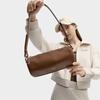 New FILA Wrinkle PU Shoulder Bag Extra Mini Women's Robe Brown F13W439174FBN