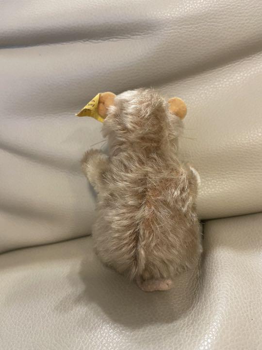 [USED] Steiff Piff Marmot Mouse Plush Toy Teddy Bear Guinea Pig