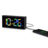 ibiza digital alarm clock black