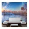Pastoral Scenery Wallpaper Beautiful View of the River 3D Wall Mural Living Room Bedroom Wall Decor Fresco