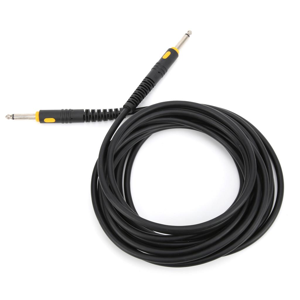 Guitar Cable Black Injection Head Cord Electric Instrument Accessories for Bass Electric Piano6 Meters