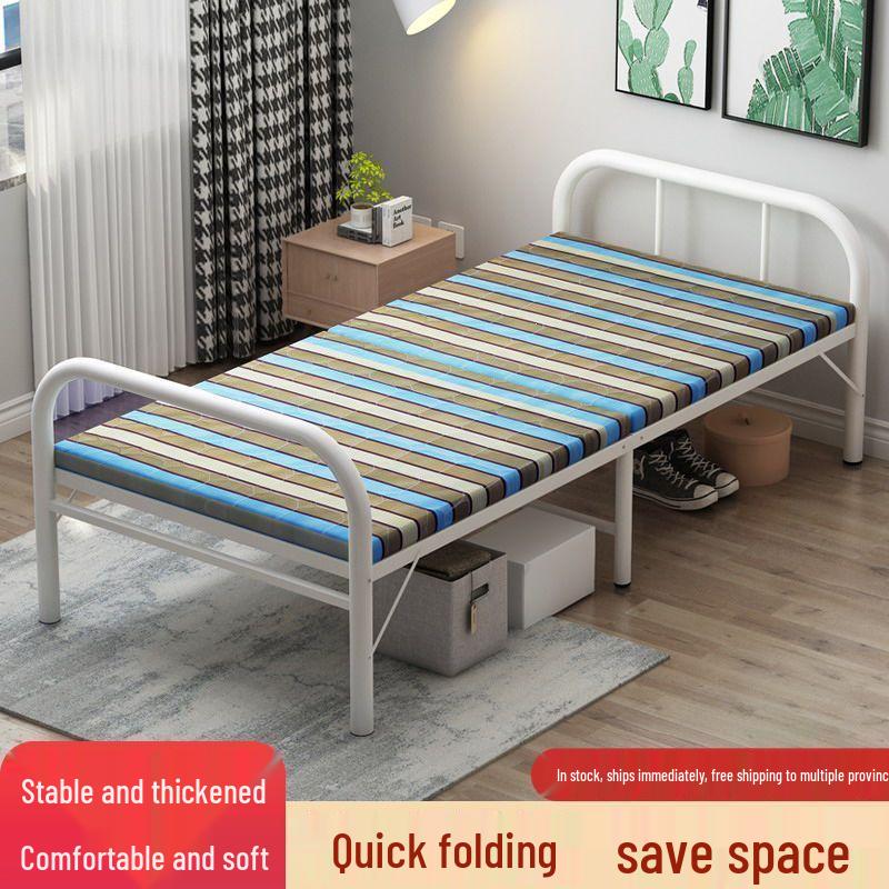Portable Folding Bed: Ideal for Home, Office, Rental Room, or Care Needs