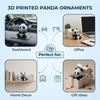 Funny Lazy Panda Figurine 3D Printed Animal Statue Phone Scrolling Desk Decor Cute Office Gift For Coworkers & Gamers