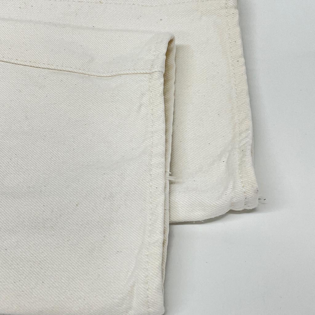 RESOLUTE AA710 Tapered Straight Denim Bottoms 31 whiteUsed