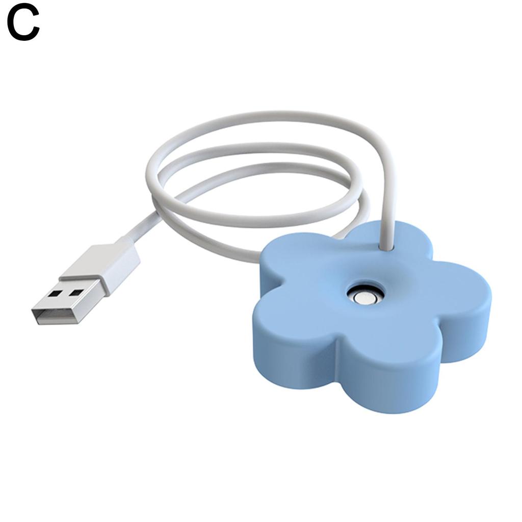 Tragbarer USB-Luftbefeuchter in Blütenblattform, Mini-Ultraschall-Aromatherapie-Luftbefeuchter, Diffusoren für Zuhause, Winterreiniger, Humificador