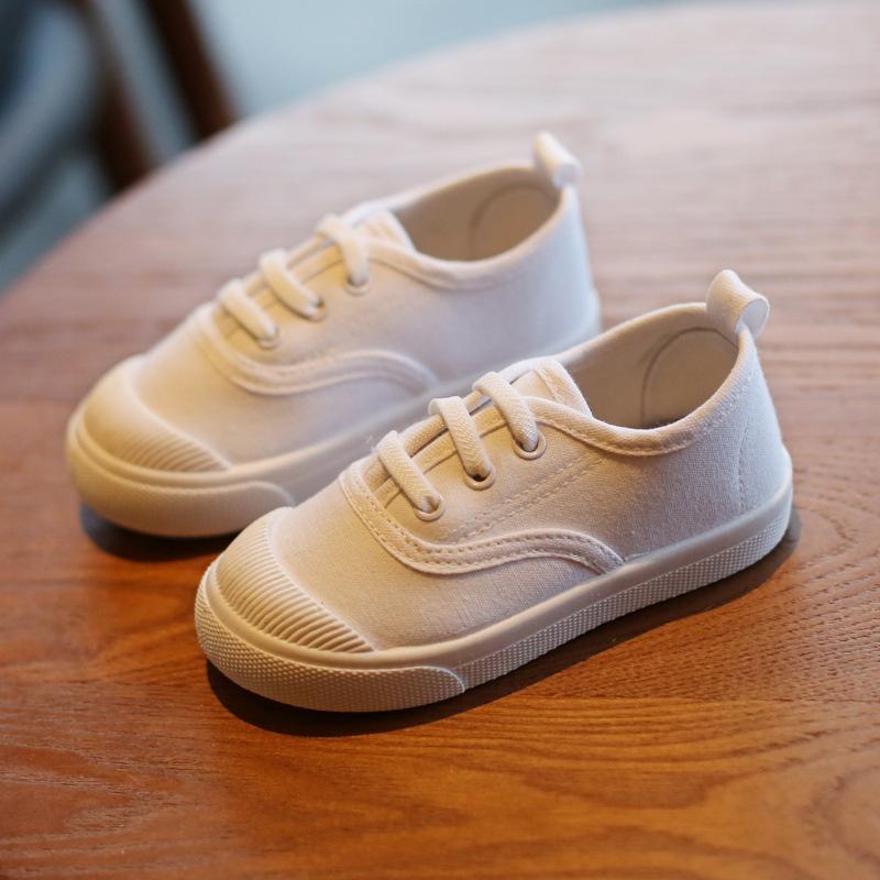 New Spring and Autumn Classmate Baby Canvas Shoes Children's Casual Shoes Fashion Boys and Girls Student Shoes