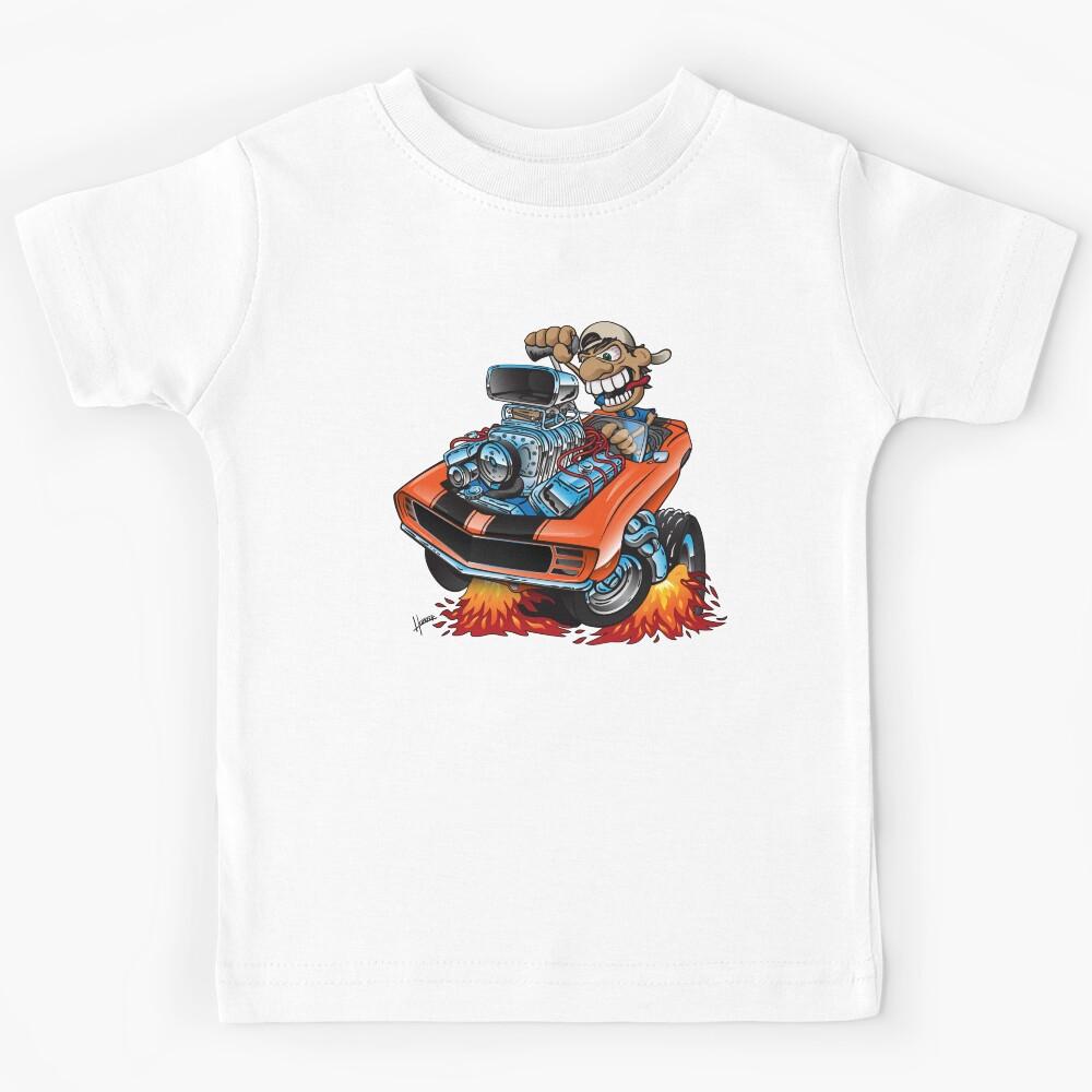 Classic 69 Muscle Car Cartoon Kids T-Shirt 150