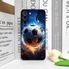 Creative Lightning Football Printed Phone Case for Samsung Galaxy S26 S25 S24+ S23 Ultra S25+ S22 Plus S21 FE S20 5G Soft Cover