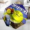 Shrek-Thema Automatischer Regenschirm, Leicht & Tragbar, 8 Speichen, Perfekt für Reisen im Freien, Geburtstage, Weihnachten, Geschenke.