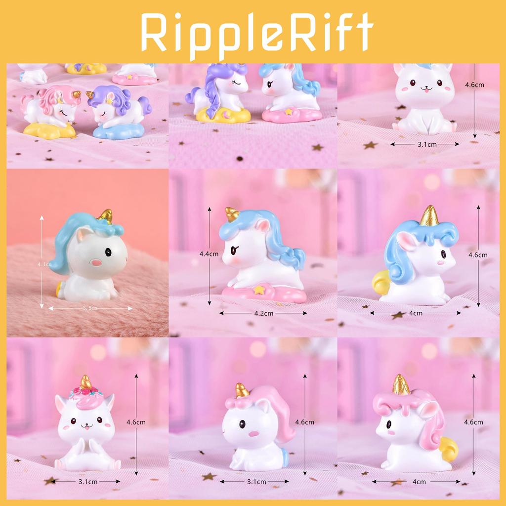 Adorable Unicorn Resin Craft For Cute Home Decor Desktop Garden Micro Landscape