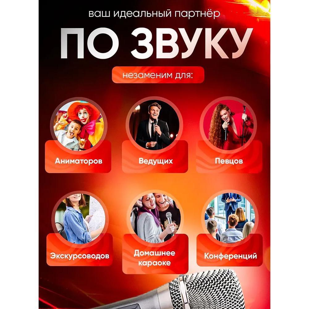 Wireless Microphone for Live Vocals, Gray