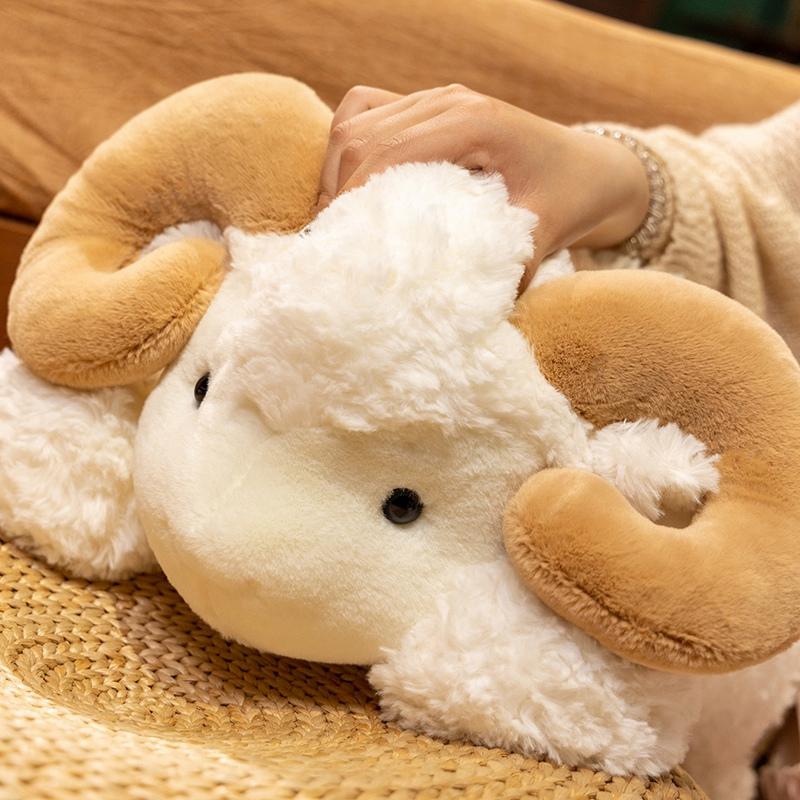 23cm Niedliches und Charmantes Schaf Kuh Plüschtier Komfortables Sanftes Tierpuppe Stofftier Schaf Kuh Tiere Festliche Geschenke Entwickelt Für Kinder Geburtsdatum Weihnachten