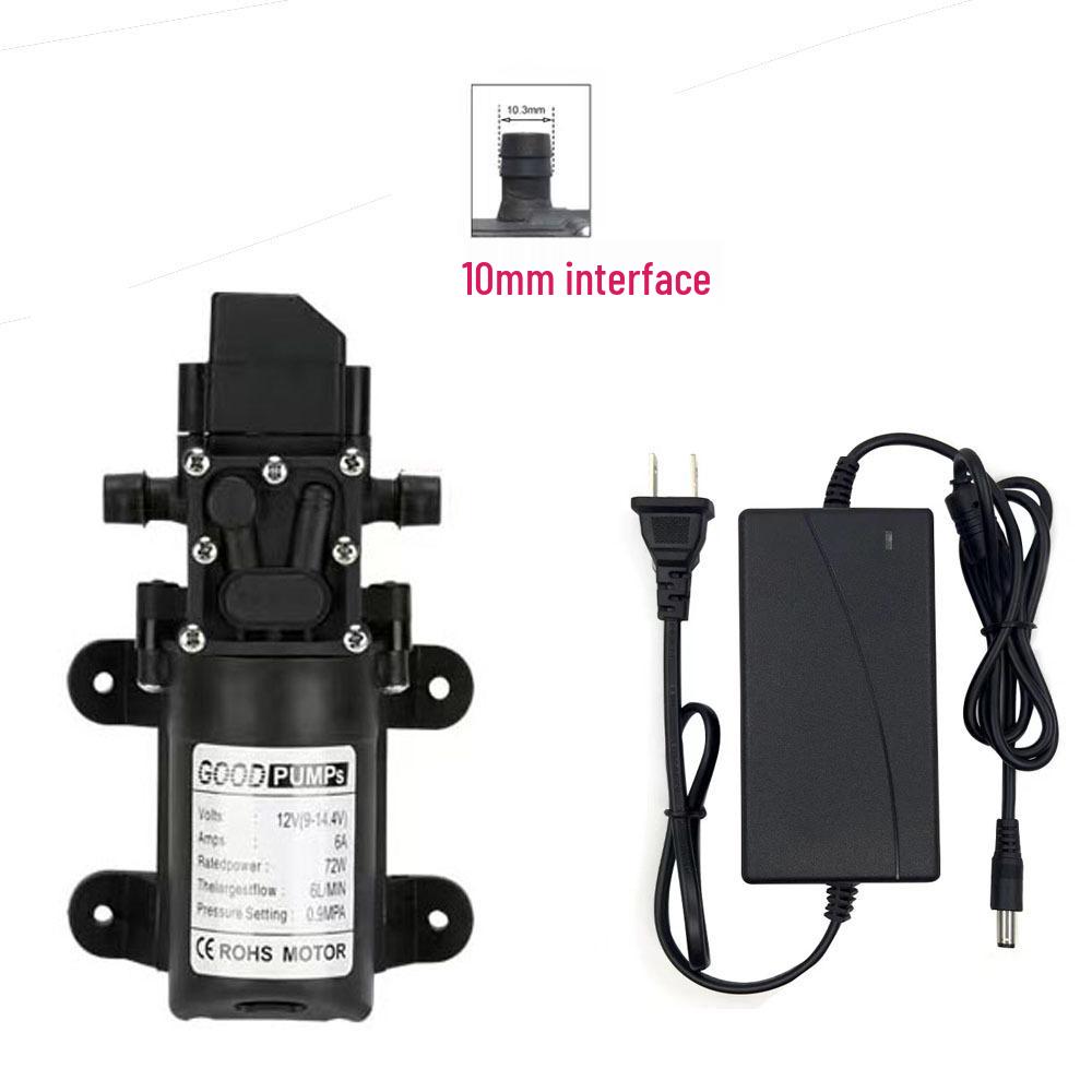 12V DC High-Pressure Self-Priming Diaphragm Pump with Smart Backflow for Drinking Machines and Water Purifiers