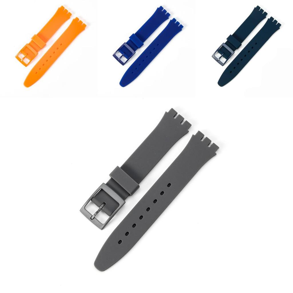 Langlebiges Silikon-Uhrenarmband Ersatz Für Swatch 16mm 17mm 19mm 20mm
