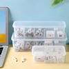 1pc Multi-Compartment Desk Organizer with Lid, for Cables Office Supplies, Space Saving Storage Box for Home & Office