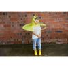 Yellow Duck Flying Saucer Children's Raincoat Cartoon Baby Umbrella Children's Rain Shoes Set Poncho One-piece Student Umbrella