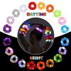 5-50Pcs LED Hair Scrunchie Light Up Hair Scrunchy for Women Satin Elastic Hairband Christmas Glow In the Dark Party Supplies