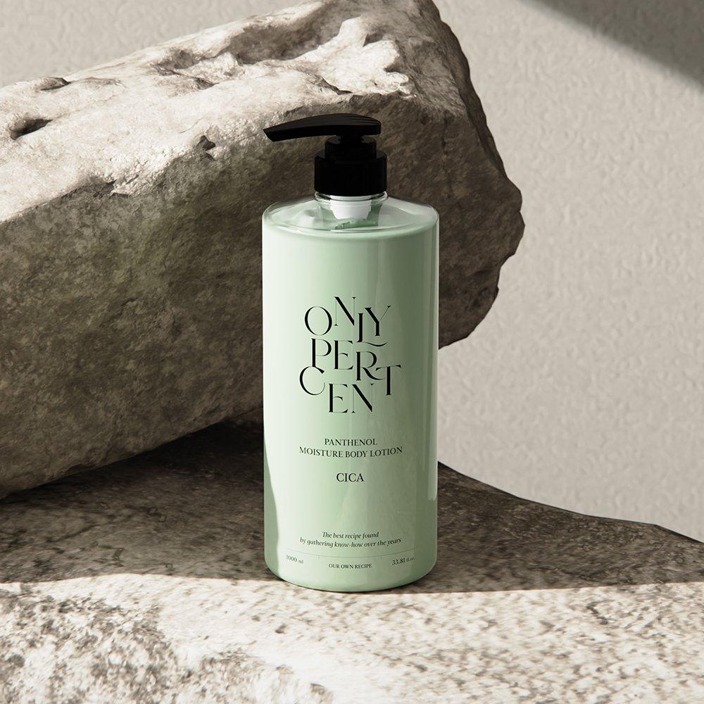 ONLY PERCENT Cica 50 Panthenol Moisture High Moisture Body Lotion Large Capacity 1000ml