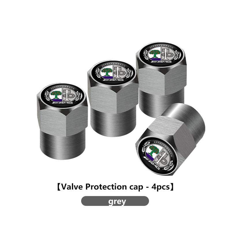 

For AMG Car Aluminum Alloy Tire Valve Stem Caps Decorative Tires Dustproof Accessories Benz CITAN VITO SPRINTER CLS SLK W202