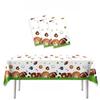 1pc Sports-Themed Tablecloth Birthday Party Supplies Indoor Outdoor Party Decorations Polyester Tablecloth for Sports Events