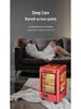Silent Movable Five-Sided Quartz Tube Electric Fireplace Heater