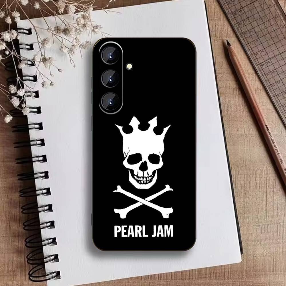 

F-Pearl Jam Phone Case For Samsung Galaxy A73,A21s,A22,A31,A52,A53,A71,A41Soft Black Shell Samsung a71 4g