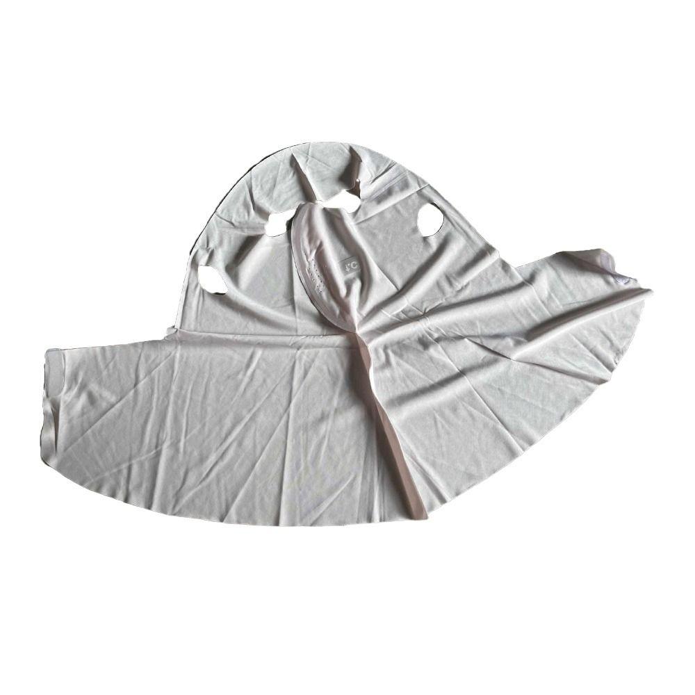 Summer Full-Face Mask Cover UPF 50+ Neck Wrap Cover Breathable Ice Silk Face Veil  for Men Women