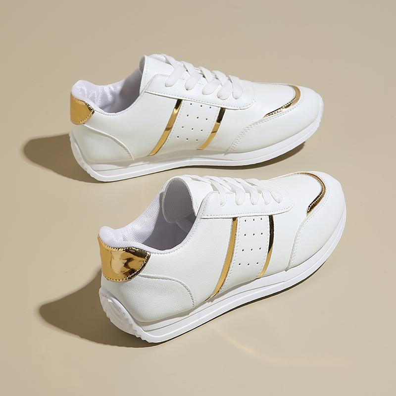 Kvinnor Fritidssport Sneakers Atletisk Tennis Loafers Skateboard Vulkaniserade skor Kvinna Plattform Elegant mode Basketskor