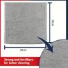 Microfiber Towels Car Wash Drying Polishing Cloth Household Cleaning Kit Detailing Streak Free Lintless Home Cleaning