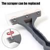 Car Water Scraper Silicone Cow Tendon Squeegee Tool Car Window Home Floor Cleaning Knife Scraper Car Wrap Tools