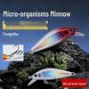 Micro Slow-Sinking Minnow Lure: All-Depths Bio-Mimic Bait for Freshwater & Sea Fishing, Ideal for Bass & Mandarin Fish