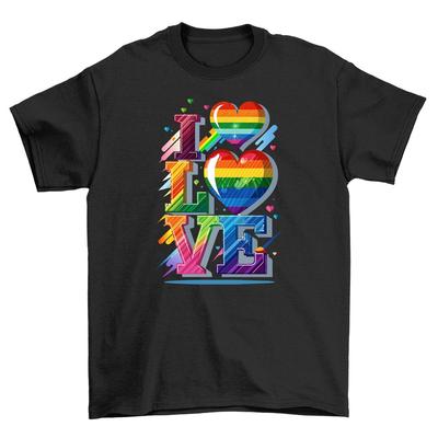 Pride_69 I Love You T-shirt - Funny and Heartwarming! Unisex Printed Design, Spr