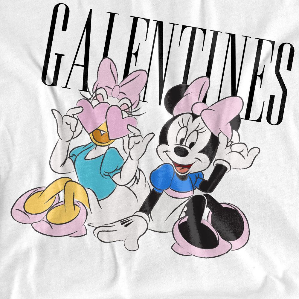 Disney Womens/Ladies Galentines Minnie Mouse & Daisy Valentine`s Day T-Shirt