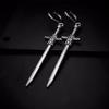 Stylish Alloy Swords Statement Earrings Comfortable Wear Ear Hooks Accessories Trendy Women's Jewelry for Parties