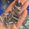 10Pcs Cable Railing Protector Sleeves Stainless Steel Corrosion Resistant for Deck Wire Rope Guard Replacement Parts