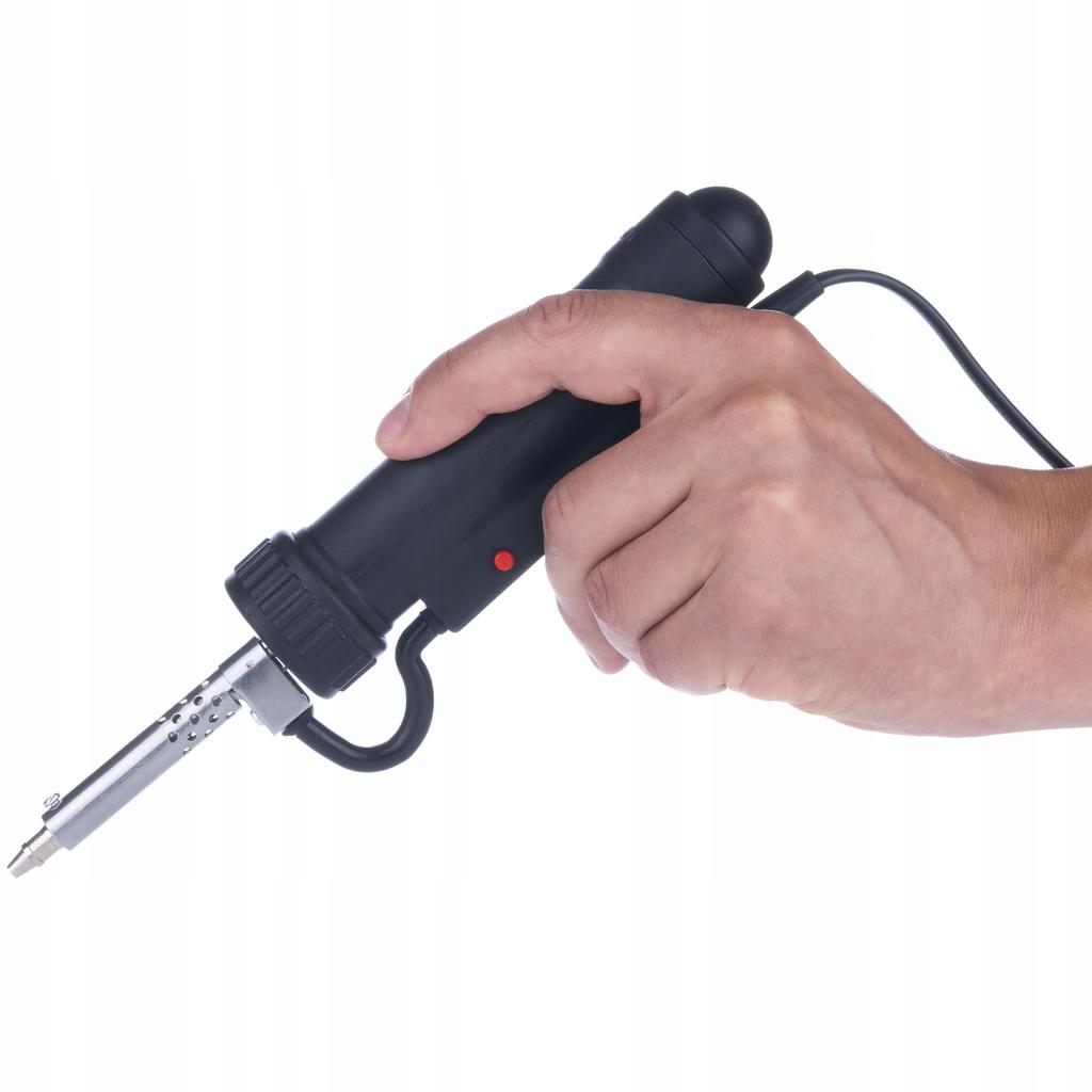 Rosfix Elektrische Hand-Entlötpumpe für Zinn 350W – Hohe Leistung und Präzision | Set mit Flussmittel, Zinn und Zubehör | Ideal für Heimwerker