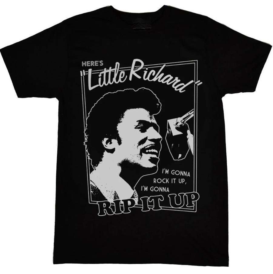 

Vintage Little Richard Rip It Up Cotton Black S-234XL Unisex Tee Shirt SE186 Unisex T-Shirt XXXXL