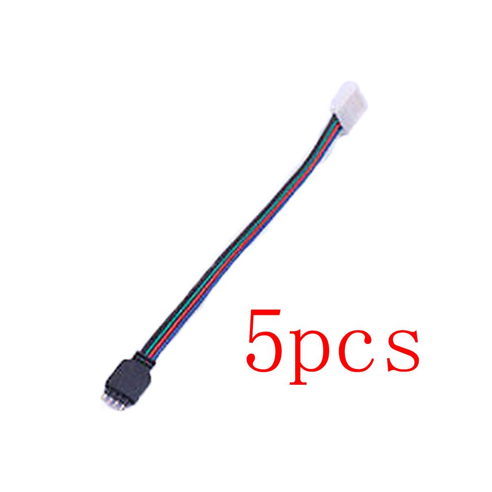 

5PCS Новый полезный шнур Дом для 3528 5050 RGB 4-контактный штекерный разъем адаптер кабель светодиодная лента
