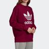 Adidas Originals BLUZA TRF Sweatshirts Women's Red Crew Neck Moderate Regular GD2437