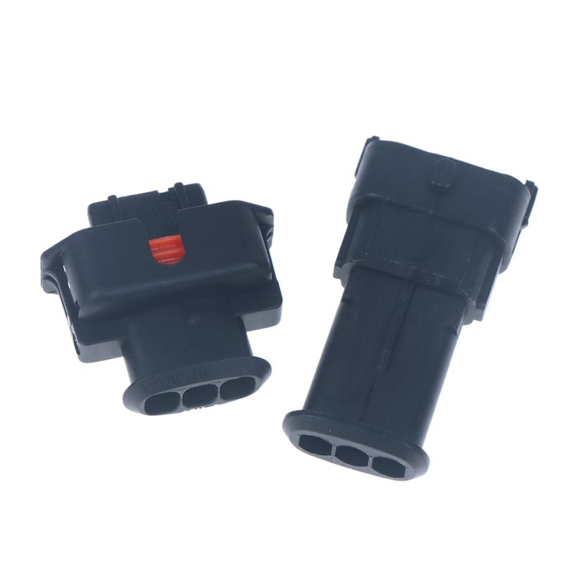 1 Set 3 Pin Male Female Auto Diesel Injection Pump Connector Pressure Crankshaft Sensor Plug For 1928404227 1928403966