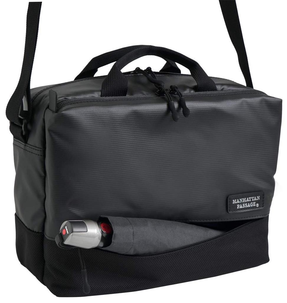 Manhattan Passage 3385MB B5 Umhängetasche, Plus 2.1 (Mitternachtsblau) Unisex