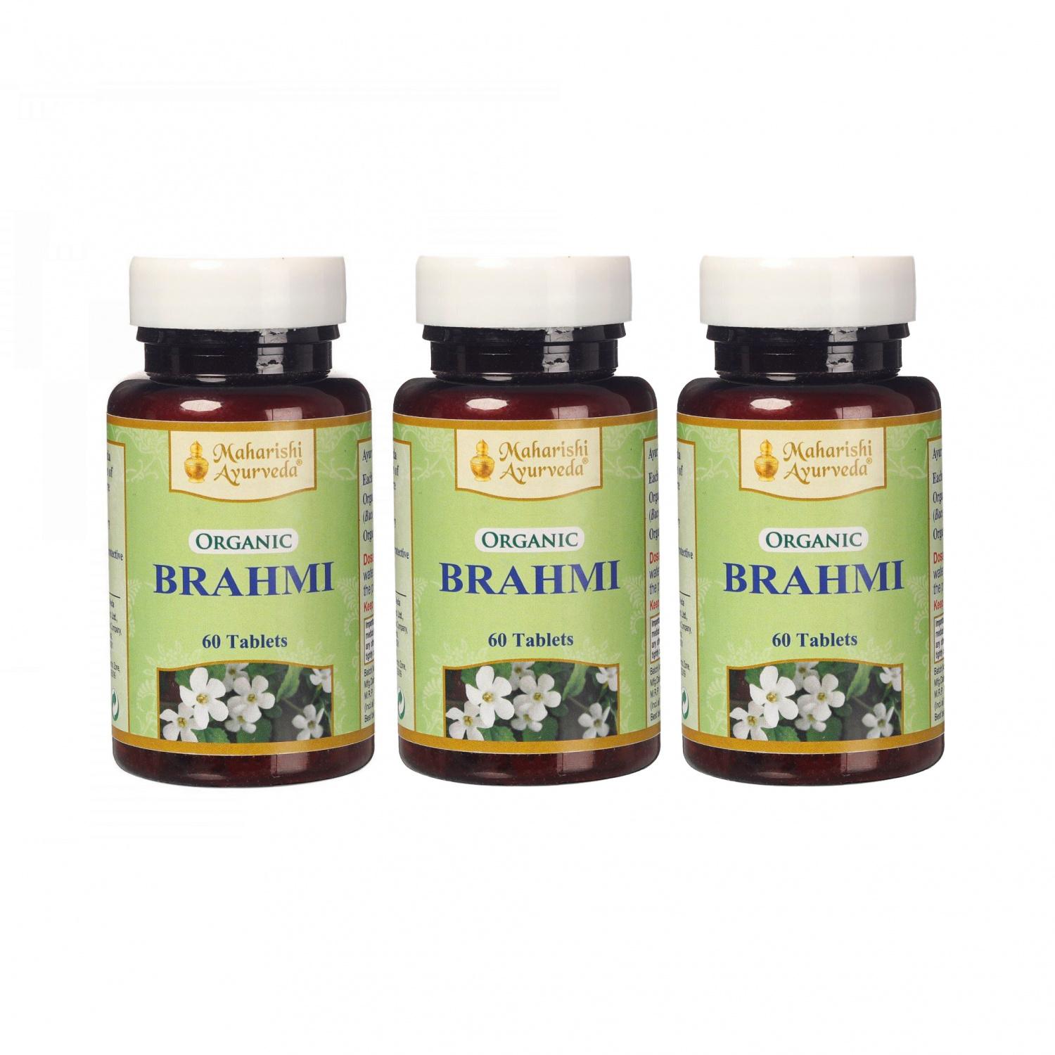 

Набір Брахмі (3 х 60 таб, 500 мг), Organic Brahmi Set, Maharishi Ayurveda
