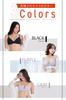 [TOLEETY] Official Lightweight Stress-Free Bra, Anna Murashige (A65-70, Black)