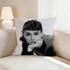 Beautful A-Audrey Hepburn Pillow Case Pattern Printed Pillowcase For Living Room Sofa Cushion Cover