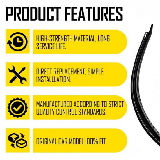 New SIDE Molding R ROOF L Set For HONDA CIVIC EK2 EK3 EK9 3 Door US