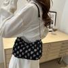 Women's Denim Tassel Casual Underarm Bag Shoulder Bag