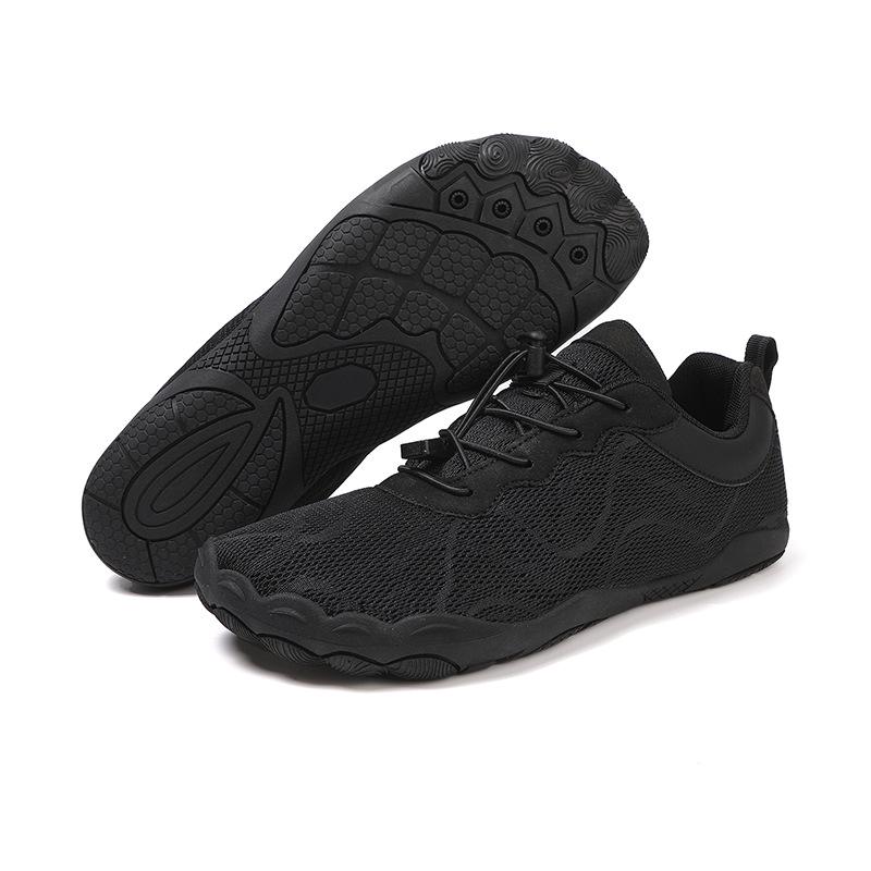 2026 Unisex Quick-Dry Breathable Outdoor Water Shoes - Sports Fitness Beach Five-Finger Design 36 чёрный