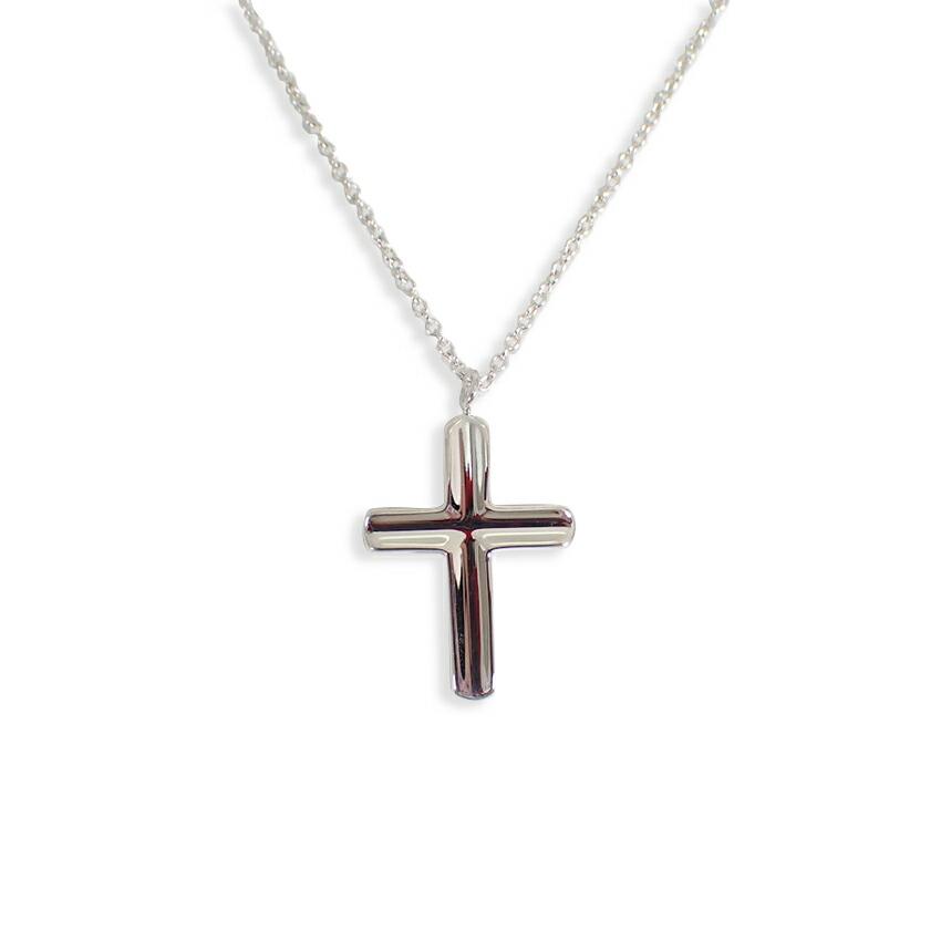 

[Used] TIFFANY/Tiffany 925 cross pendant/necklace [g390-75]